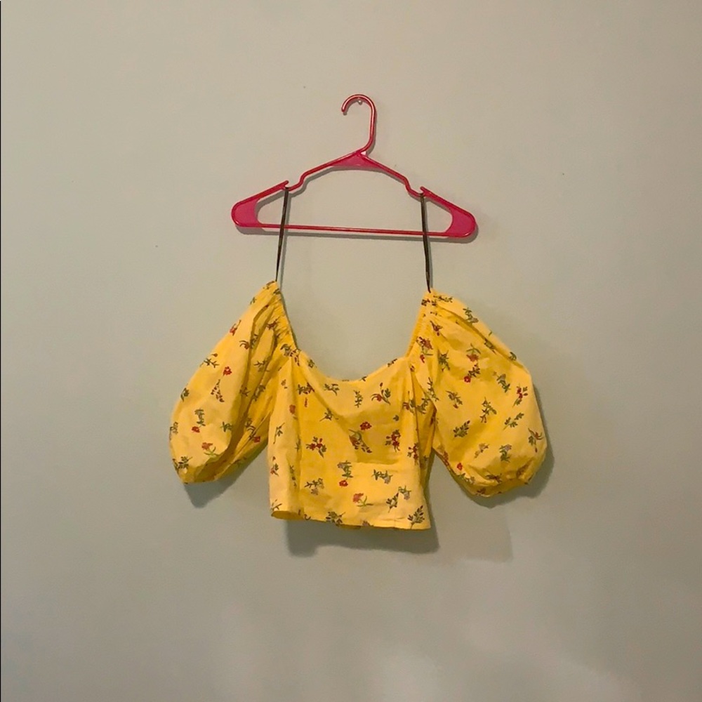 yellow F21 top